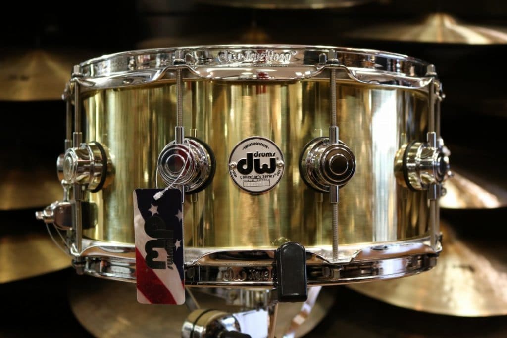 DW Collectors Bell Brass snare 14X6.5 Chrome Hardware