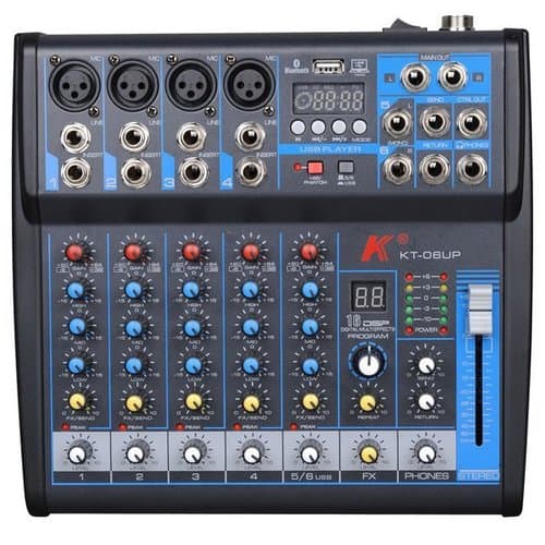 karsect 8 channel mixer kt-08up