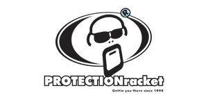 PROTECTION racket  logo drumbite 300 × 150 px