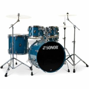 מערכת תופים מקצועית Sonor AQ1 5pc Drum Set / Stage 22" Caribbean Blue