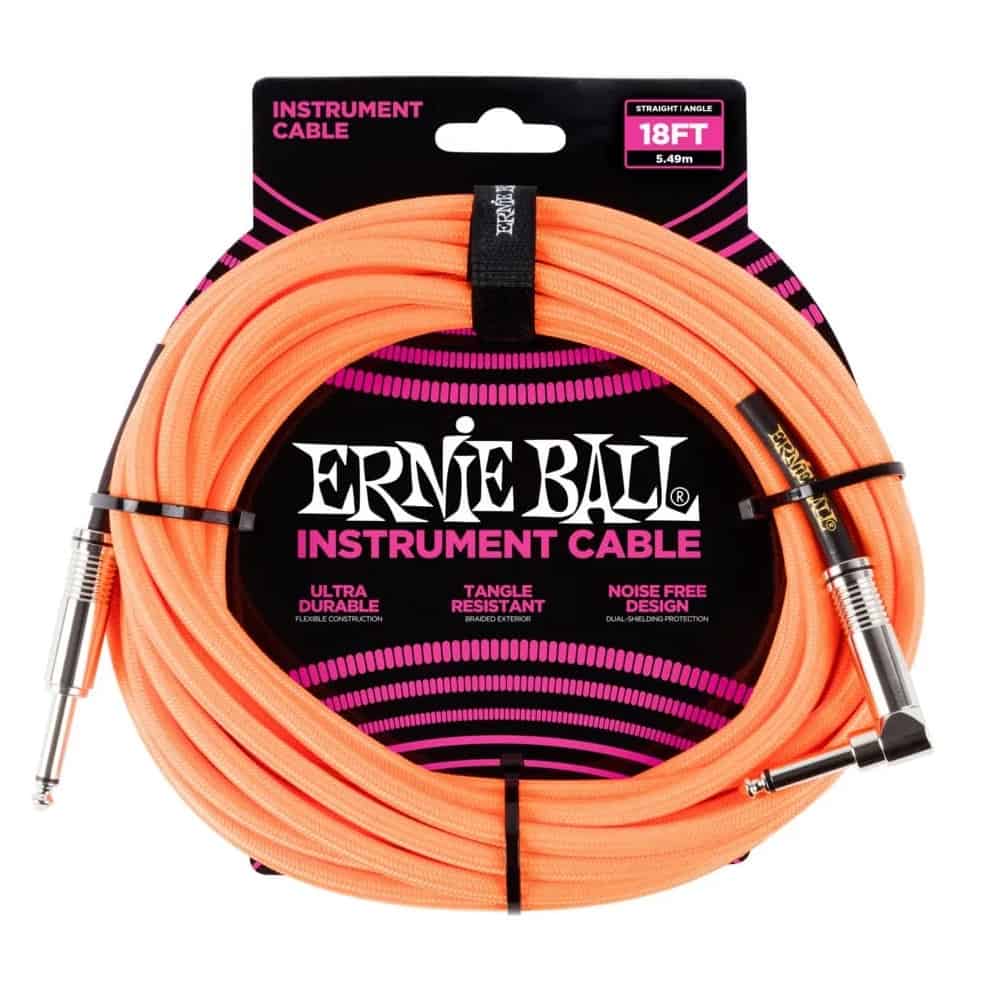 Ernie ball neon orange 6m