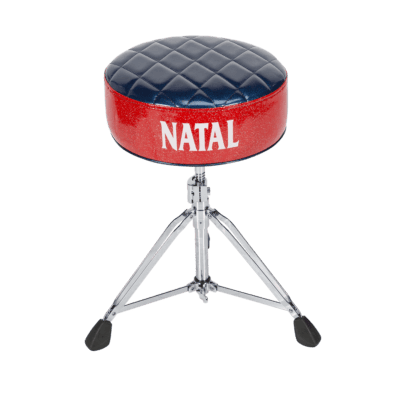 כיסא תופים Marshall Natal Blue and Red Deluxe Throne