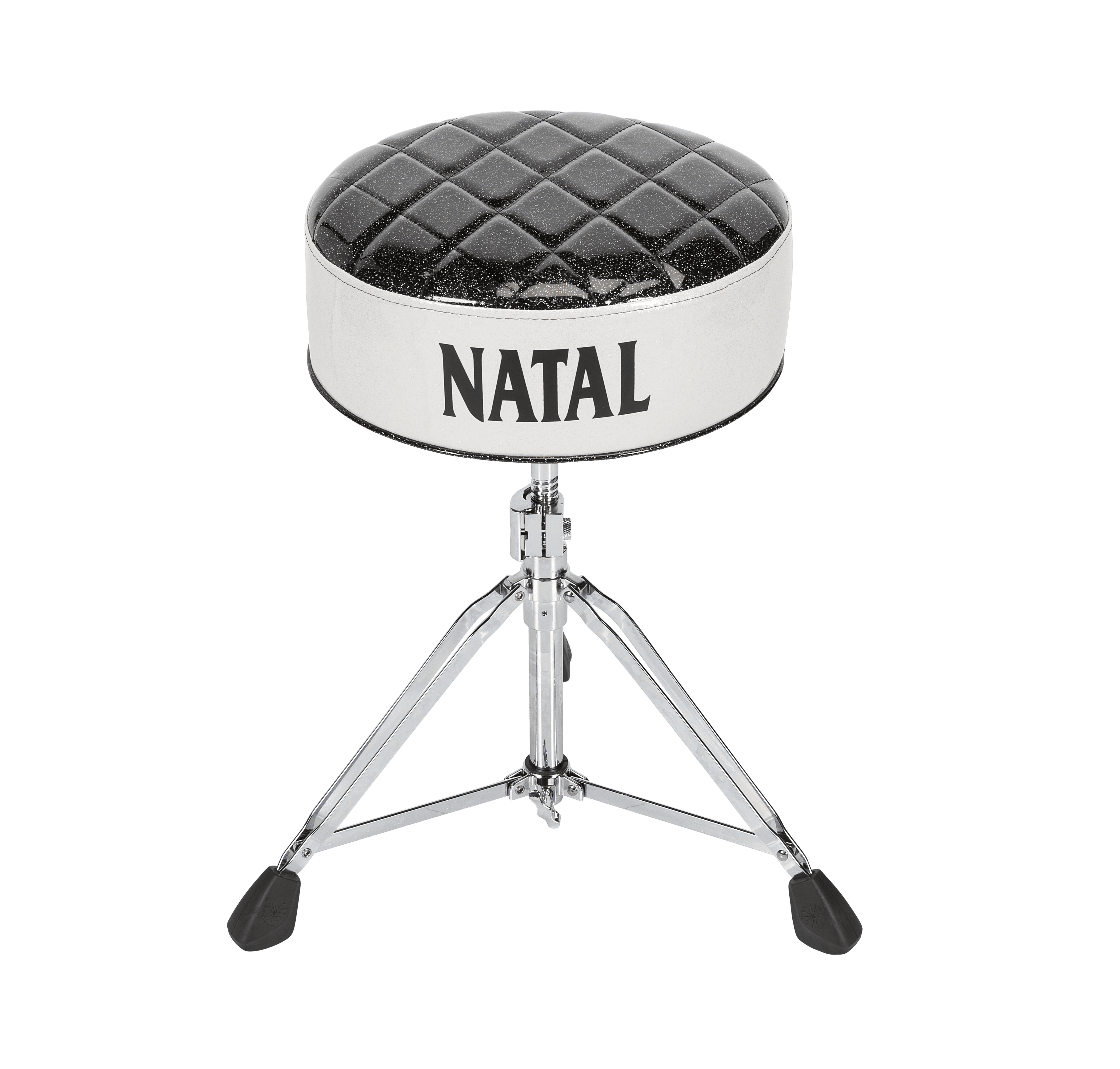 כיסא תופים Marshall Natal Black and white Deluxe Throne