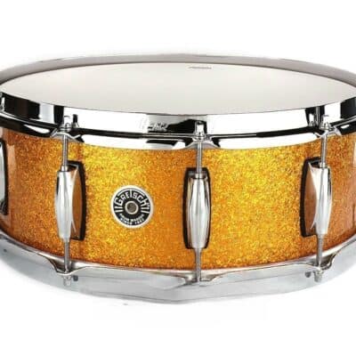 תוף סנר Gretsch 14X5.5 Brooklyn’s Gold Sparkle Snare Drum