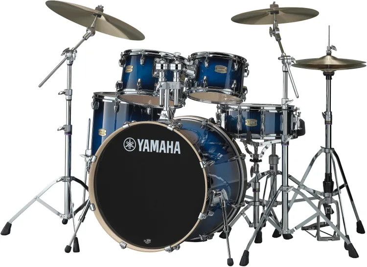 מערכת תופים Yamaha 22 Stage Custom Birch Deep Blue Sunburst