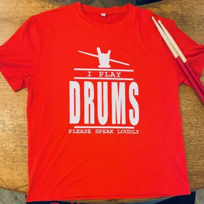 חולצה I Play Drums XL